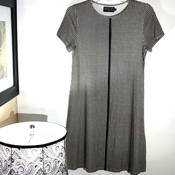 DUFFIELD LANE GINGHAM FIT & FLARE DRESS SIZE SMALL - Picture 2 of 9